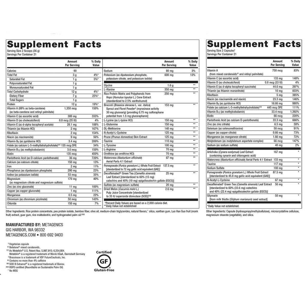 Metagenics Clear Change 10 Day Program with UltraClear® RENEW (Chai flavor)