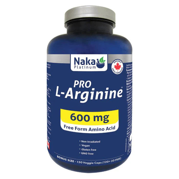 Naka L - Arginine 600 mg (150 vcaps)