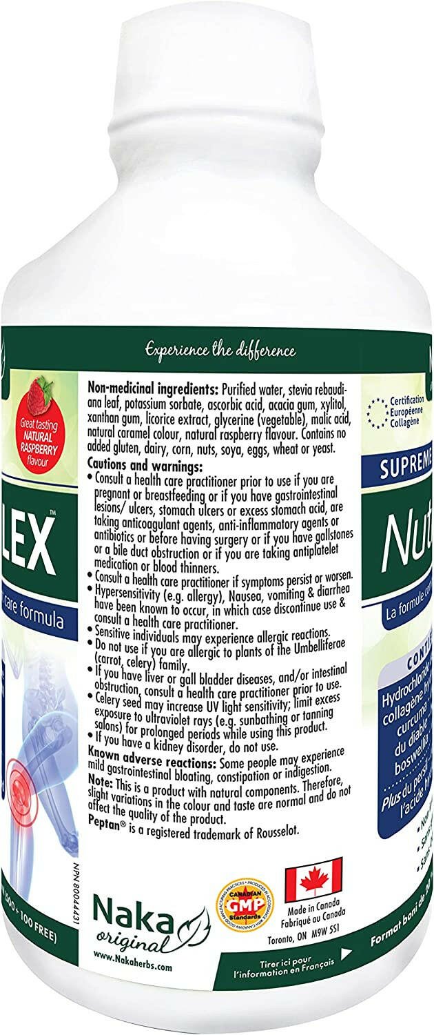 Naka Nutri Flex SUPREME (500 ml) - Raspberry flavor