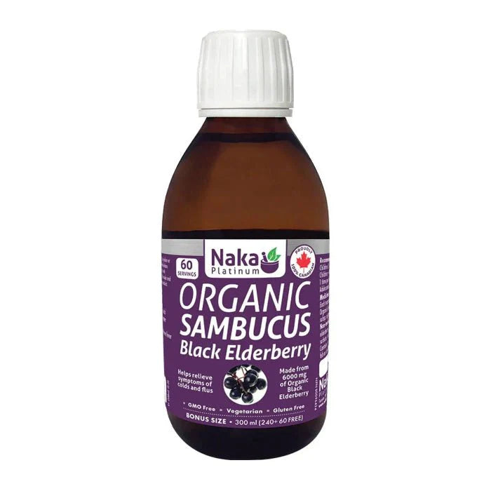 Naka Organic Sambucus Elderberry Syrup (300 mL)