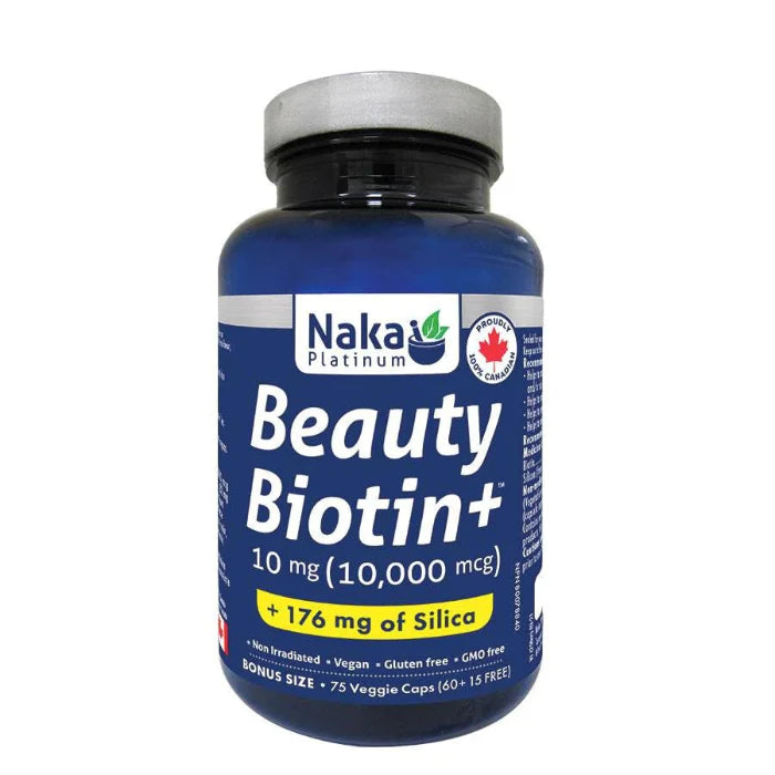 Naka Platinum Beauty Biotin + Silica (75 vcaps)