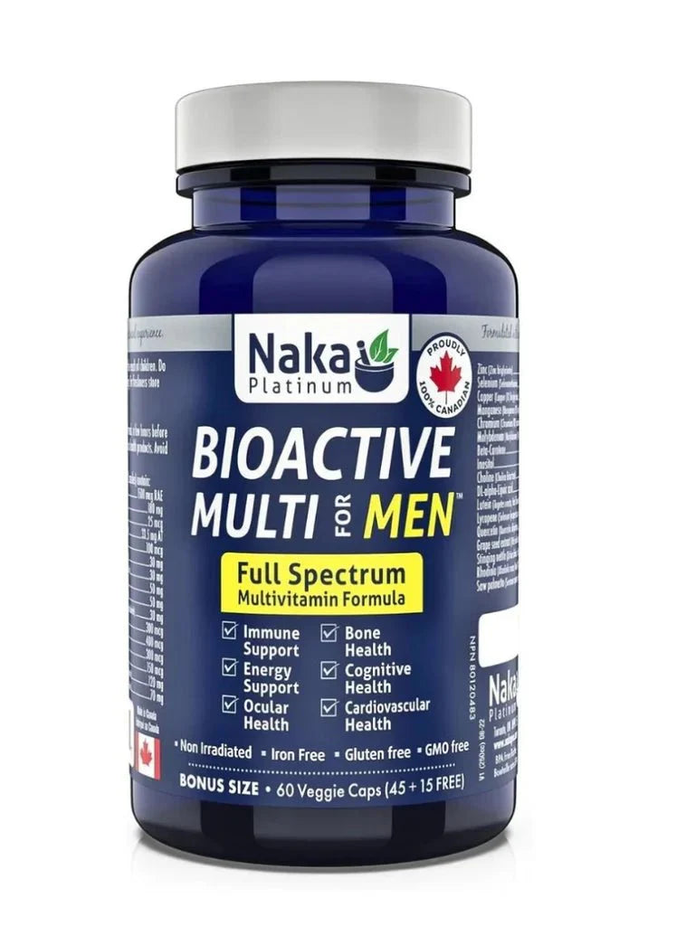 Naka Platinum Bioactive Multi for Men (60 vcaps)