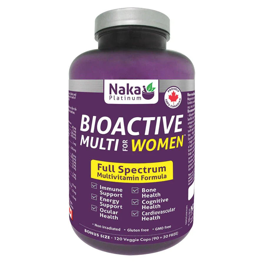 Naka Platinum Bioactive Multi for Women (60 | 120 vcaps)