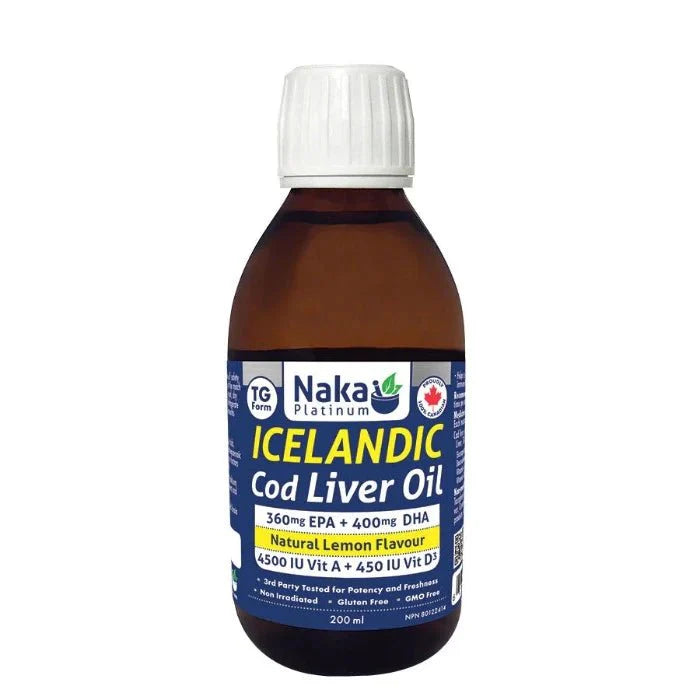 Naka Platinum Icelandic Cod Liver Oil - (200mL | 500mL)