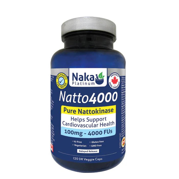 Naka Platinum Ultra Nattokinase 4000 FU (120 vcaps)