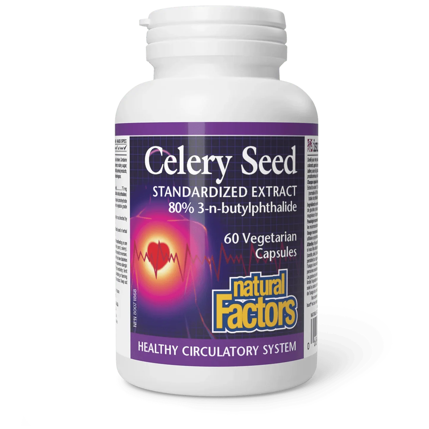 Natural Factors Celery Seed (60 vcaps)