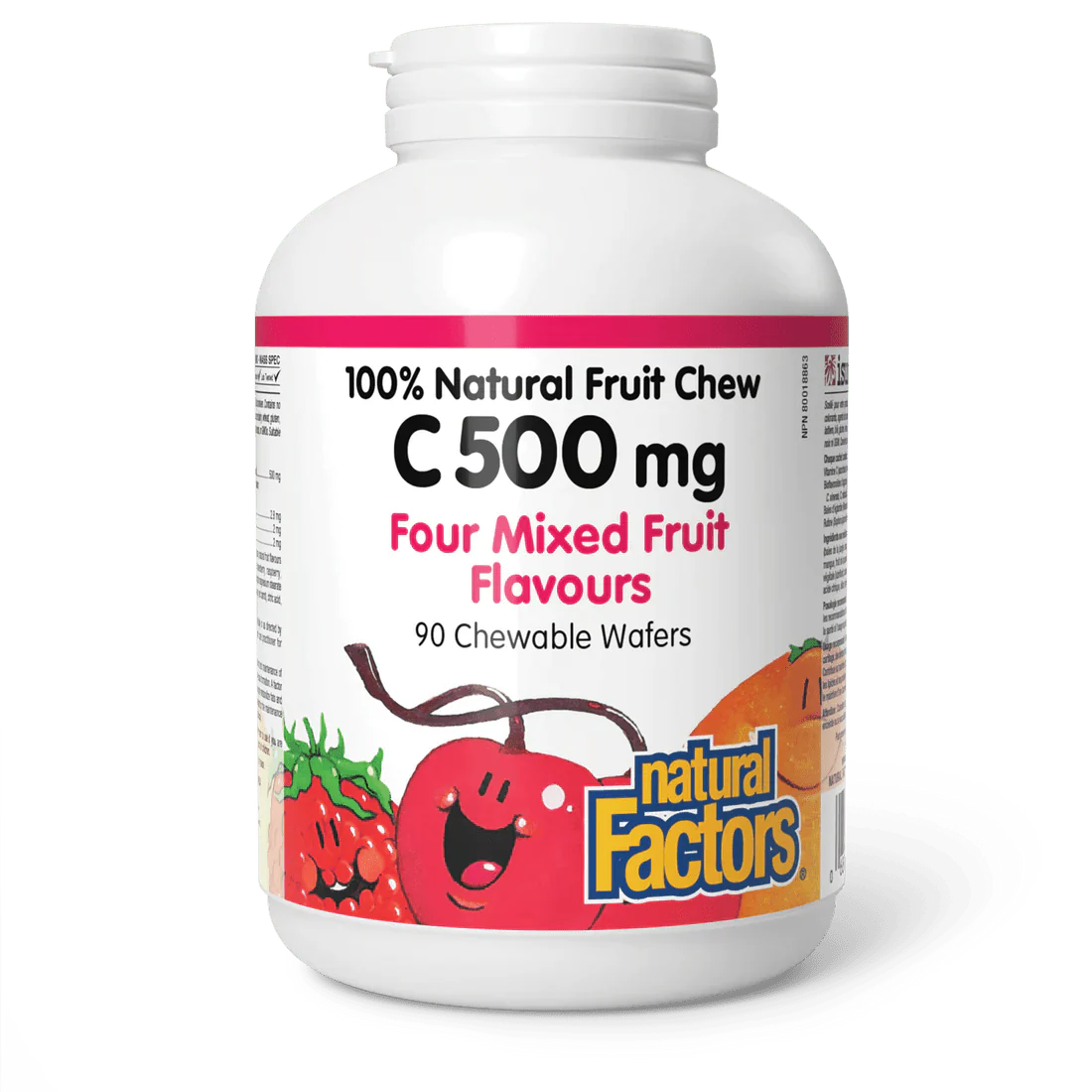 Natural Factors Chewable Vitamin C 500mg (90 chewables)