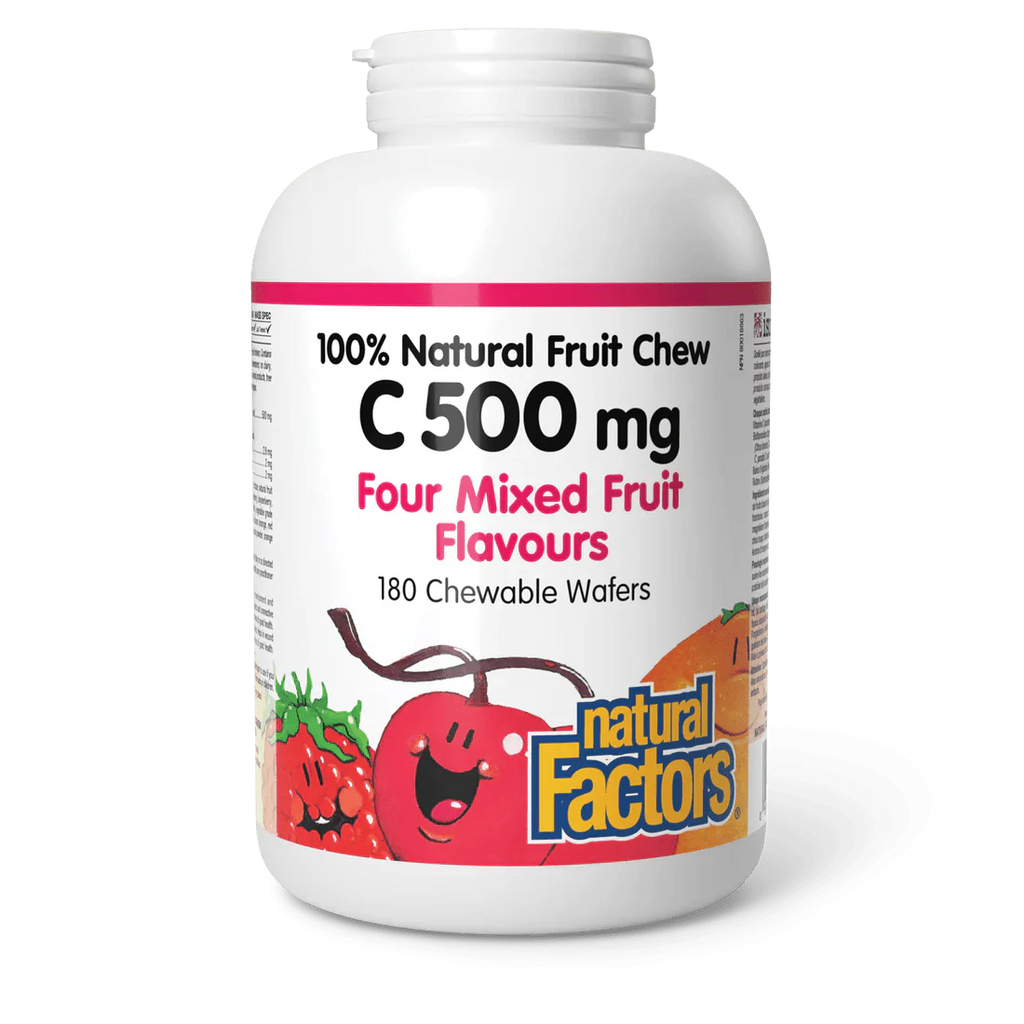 Natural Factors Chewable Vitamin C 500mg (90 chewables)