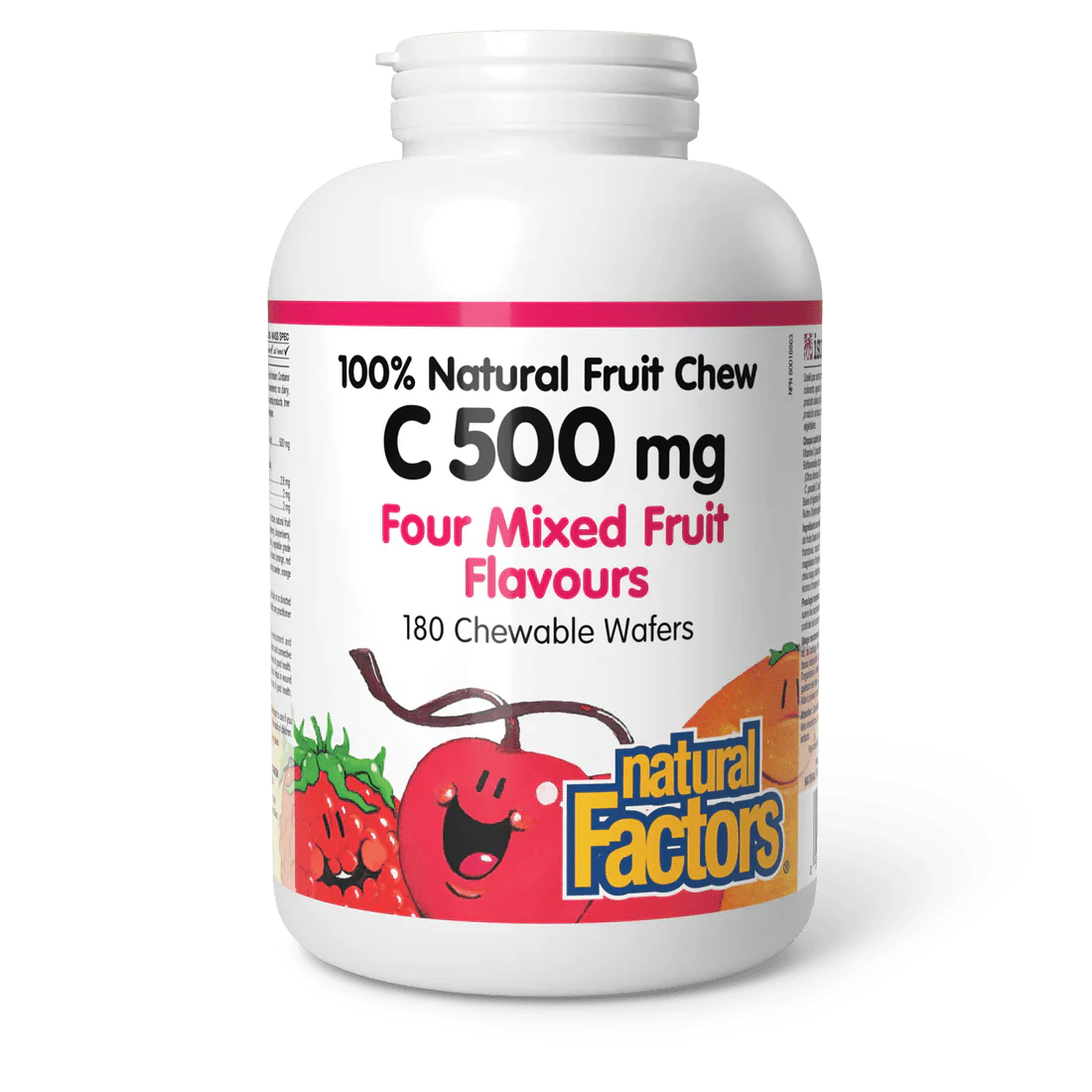 Natural Factors Chewable Vitamin C 500mg (90 chewables)