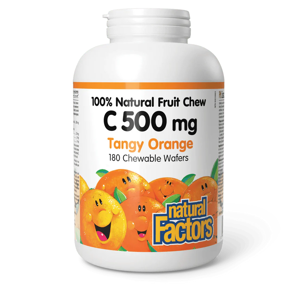 Natural Factors Chewable Vitamin C 500mg (90 chewables)
