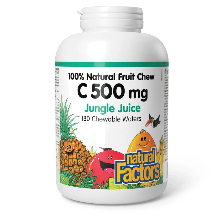 Natural Factors Chewable Vitamin C 500mg (90 chewables)