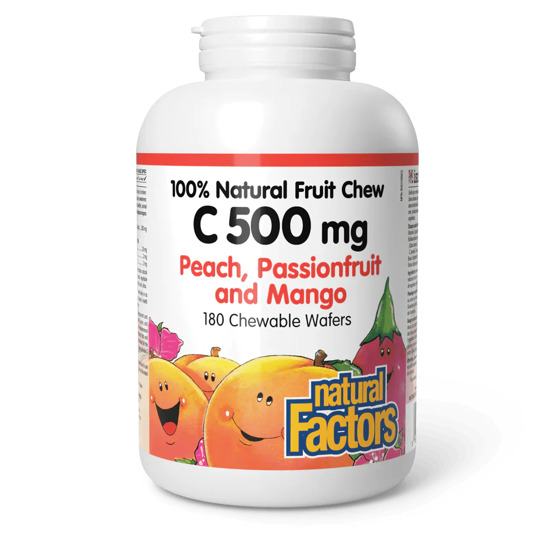 Natural Factors Chewable Vitamin C 500mg (90 chewables)