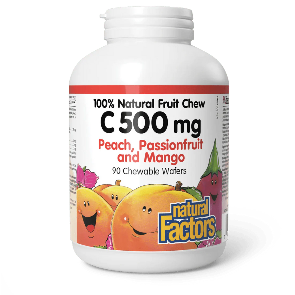 Natural Factors Chewable Vitamin C 500mg (90 chewables)