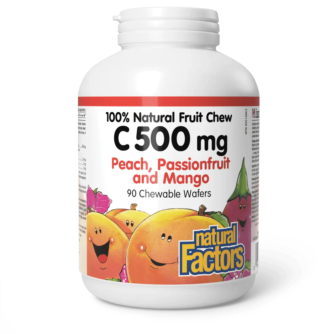 Natural Factors Chewable Vitamin C 500mg (90 chewables)