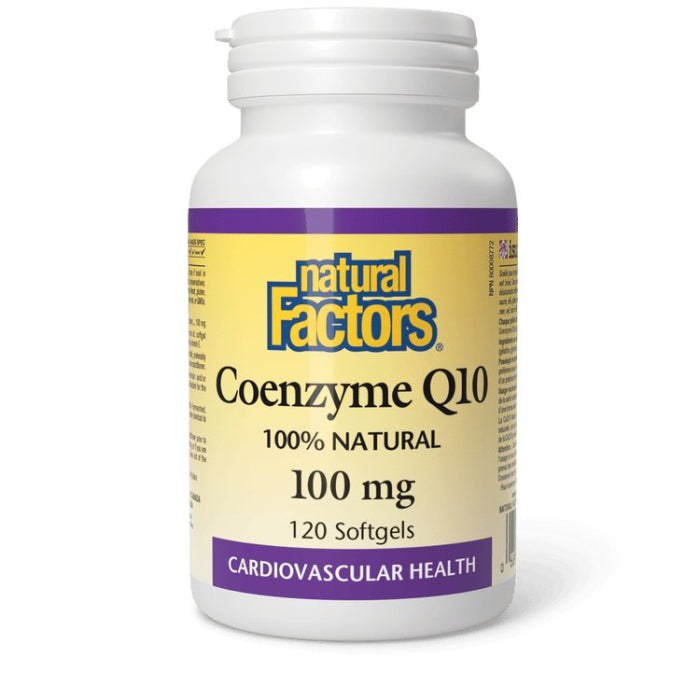 Natural Factors Coenzyme Q10 100mg (30|60|120 Softgels)