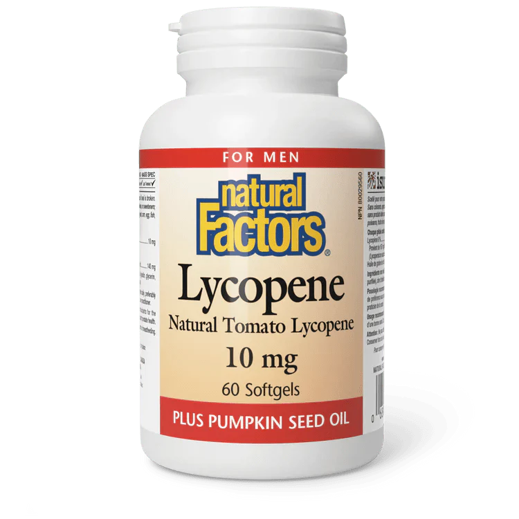 Natural factors Lycopene 10 mg (60 softgels)