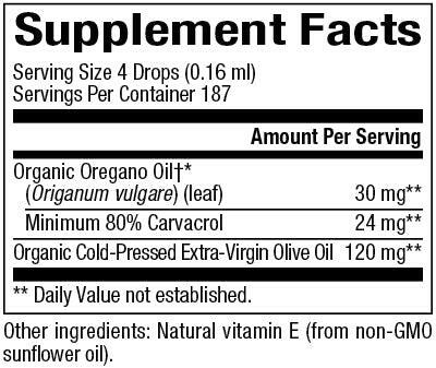 Natural Factors Oil of Oregano (15mL | 30 mL)