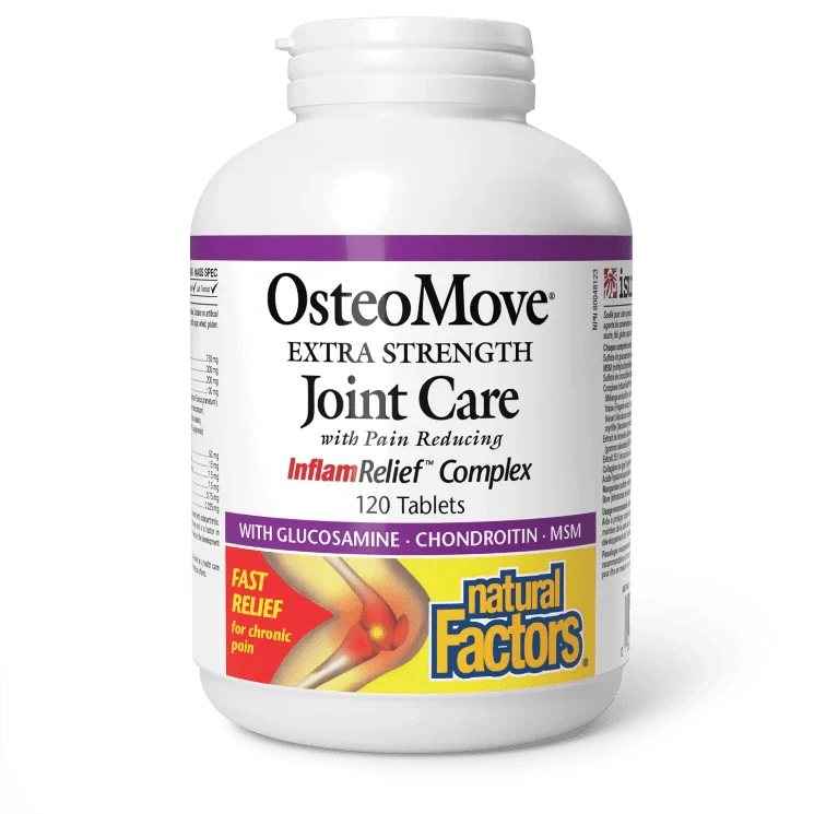 Natural Factors OsteoMove Joint Care Extra Strength (120 Tablets)