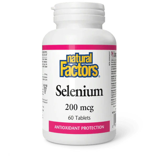 Natural Factors Selenium 200 mcg (60 Tablets)