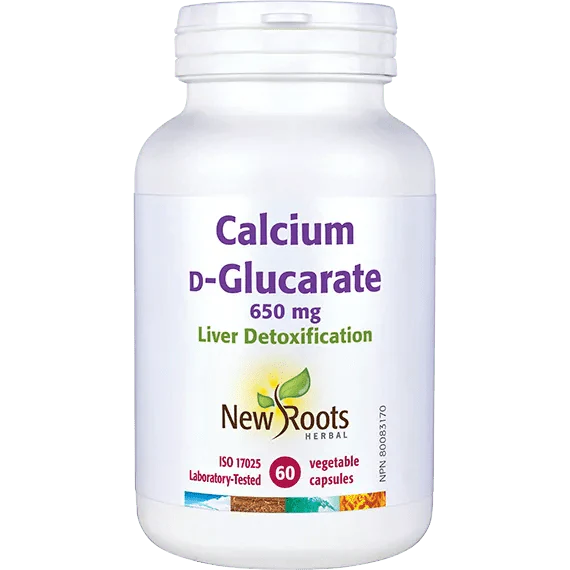 New Roots Calcium ᴅ‑Glucarate (60 vcaps)
