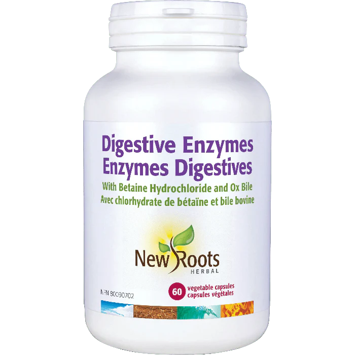 New Roots Digestive Enzymes (60 vcaps)