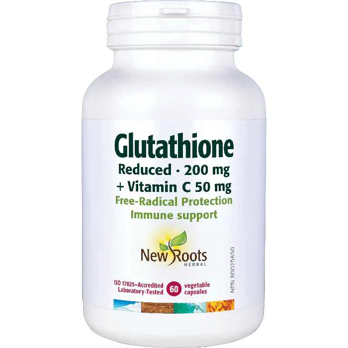 New Roots Glutathione Reduced 200 mg (60 vcaps)