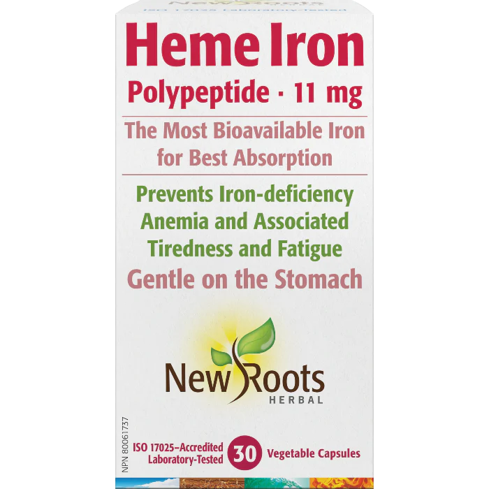 New Roots Heme Iron (30 vcaps)