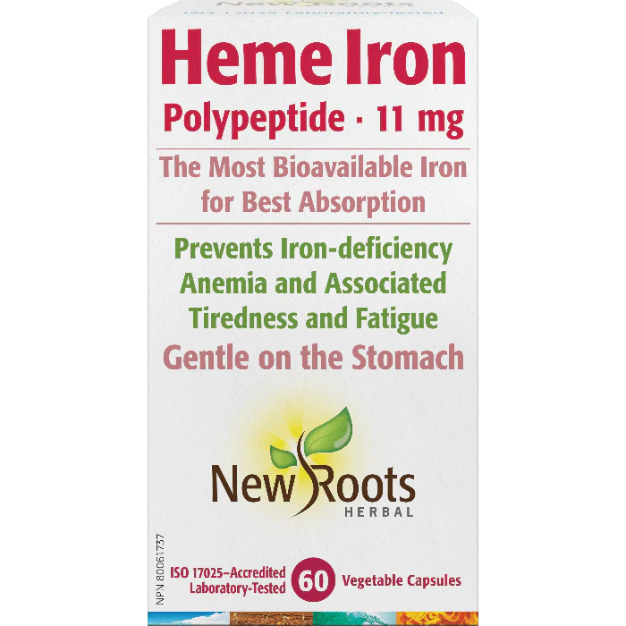 New Roots Heme Iron (60 vcaps)