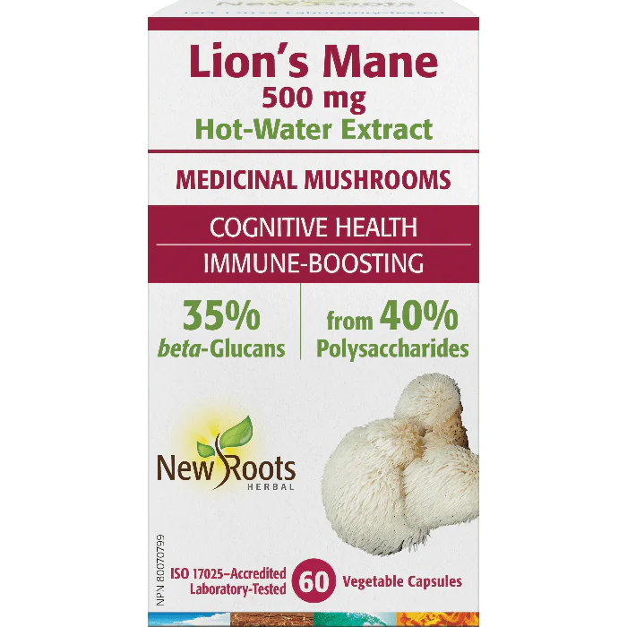 New Roots Lion’s Mane (60 vcaps)
