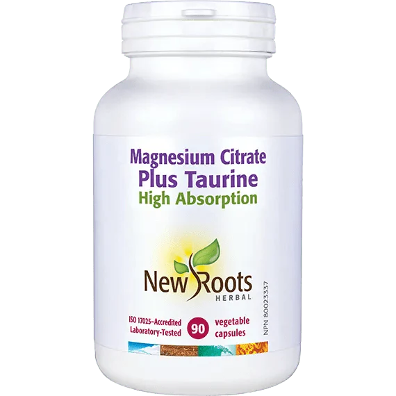 New Roots Magnesium Citrate Plus Taurine (90 caps)