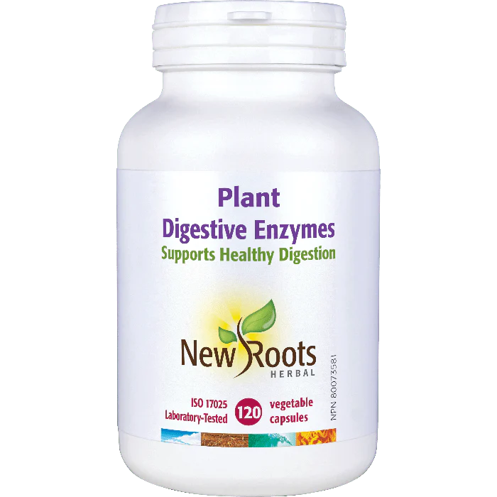 New Roots Plant Digestive Enzymes (120 vcaps)