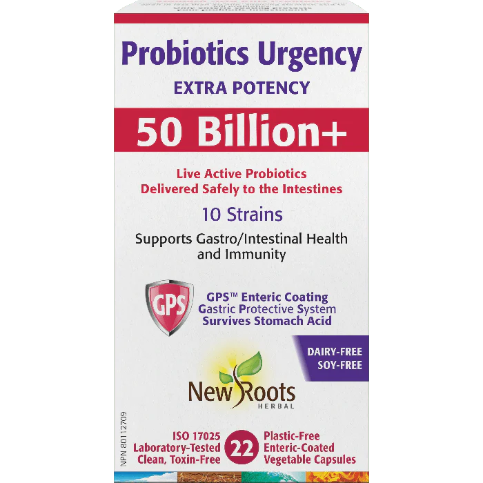 New Roots Probiotics Urgency 50 Billion+ (30 caps)
