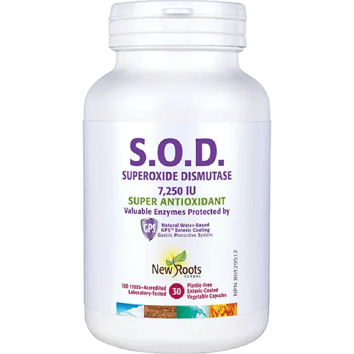 New Roots S.O.D. Superoxide Dismutase (30 caps)