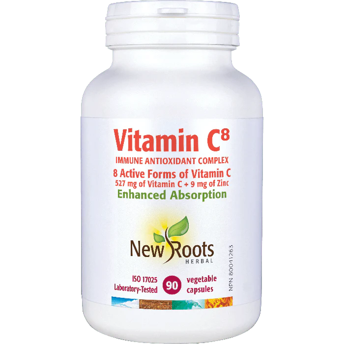 New Roots Vitamin C⁸ (90 Capsules)