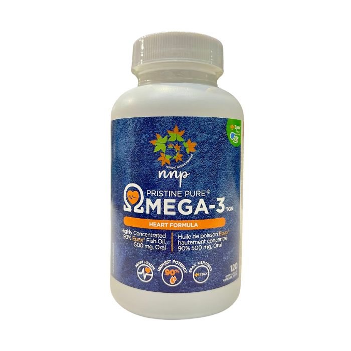 Nordic Native Pristine NNP Omega - 3 (120 caps) with potency of 90%, TGN form