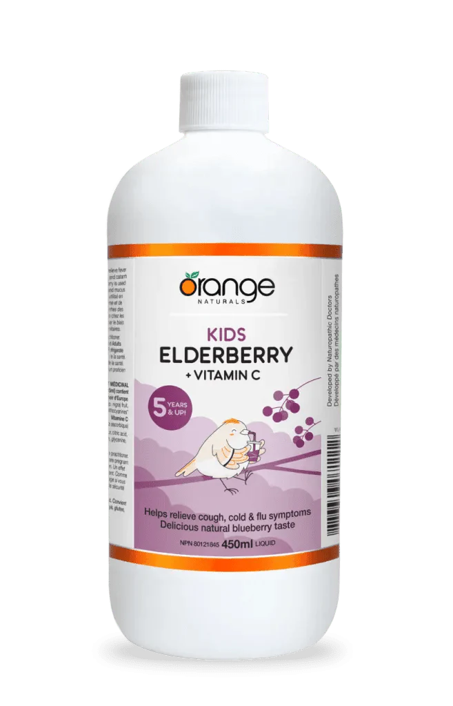 Orange Naturals Kids Elderberry + Vitamin C liquid (450ml）