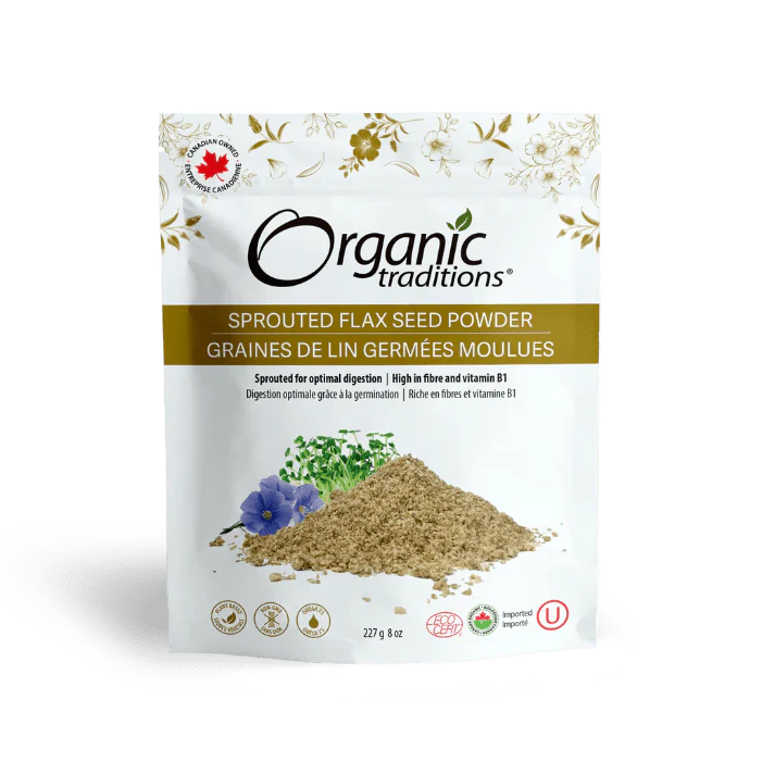 Organic Traditions Organic Sprouted Flax Powder(227g)