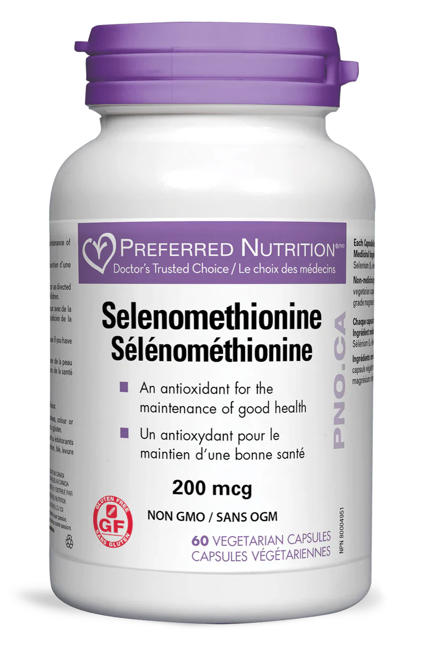 Preferred Nutrition Selenomethionine 200mcg (60 vcaps)