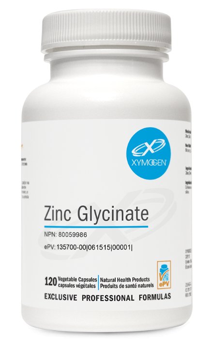 Xymogen Zinc Glycinate (120 caps)